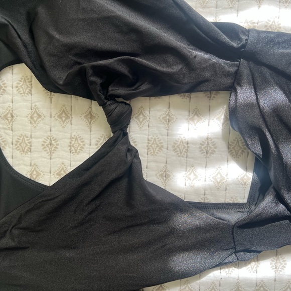 Victoria's Secret Black One Piece Bathing Suit Medium - Picture 4 of 7